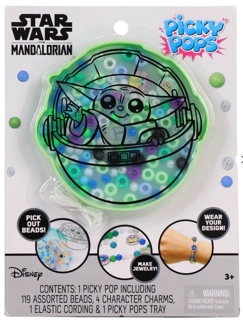 Star Wars Picky Pops Bead Kit - Green, Blue, Purple